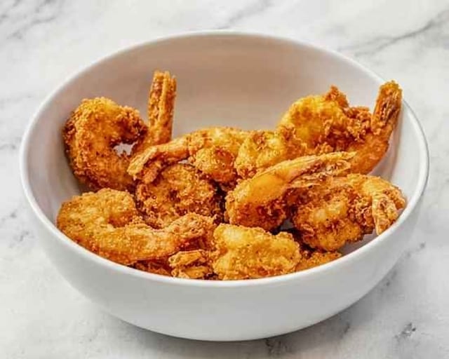 Buffalo Style Shrimp Platter.