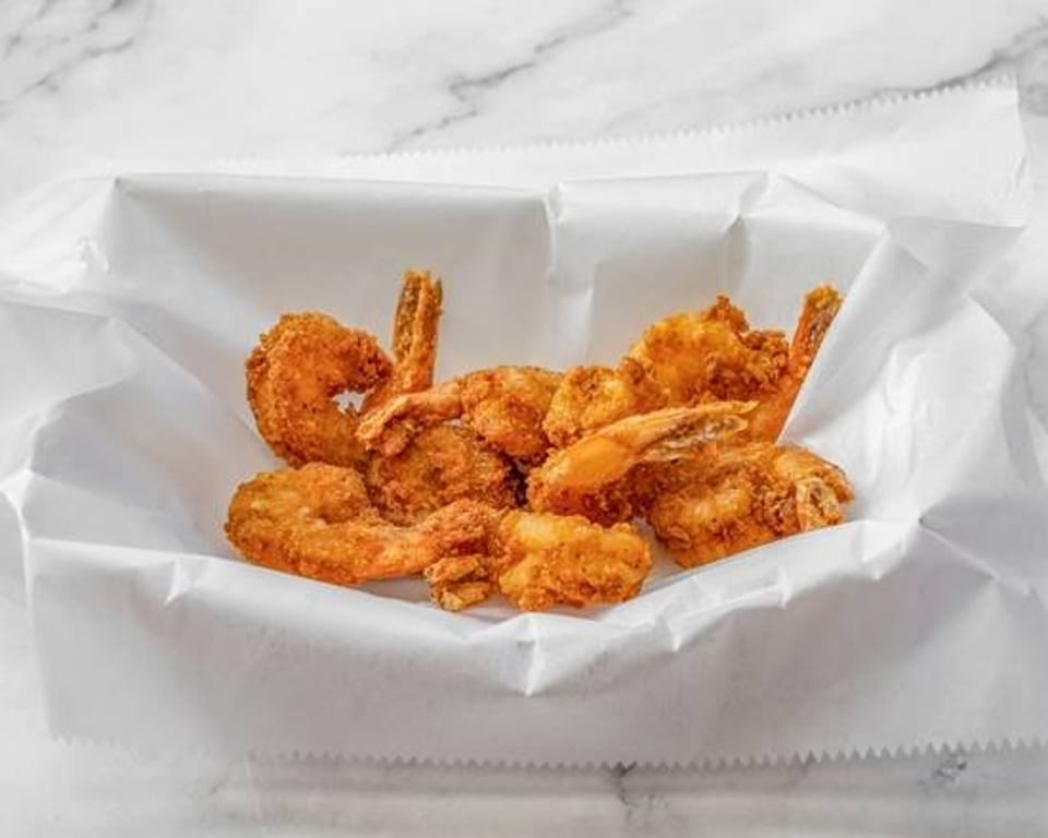 Buffalo Style Shrimp Platter.