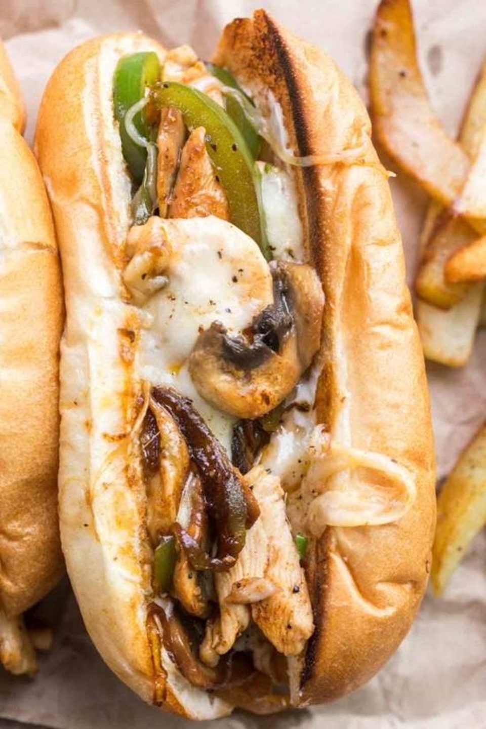Chicken Philly Sandwich.
