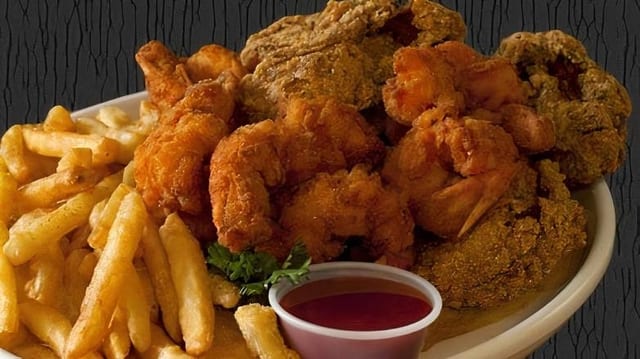 Wings & Shrimp.