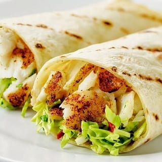 Fried Fish Wrap