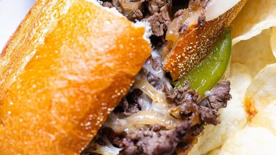 Steak & Cheese Philly Sandwich.