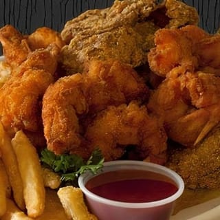 Wings and Shrimp