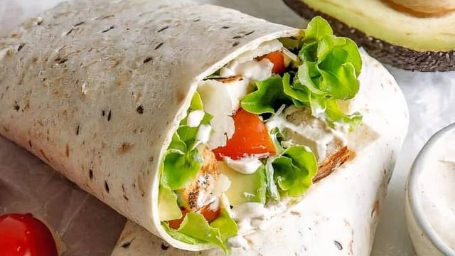 Fried Chicken Wrap.